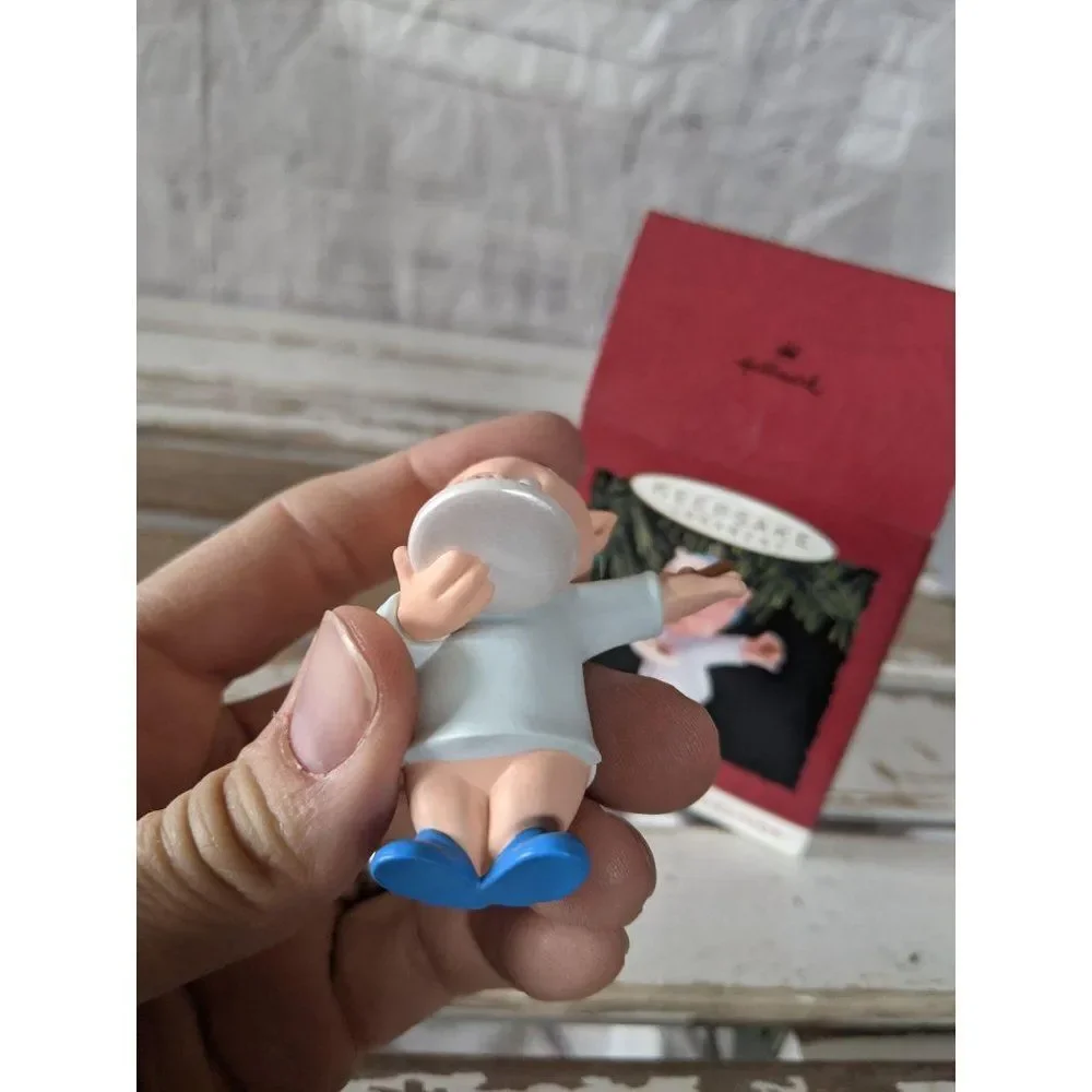 Hallmark Porky‎ Pig Cookies Milk for Santa ornament